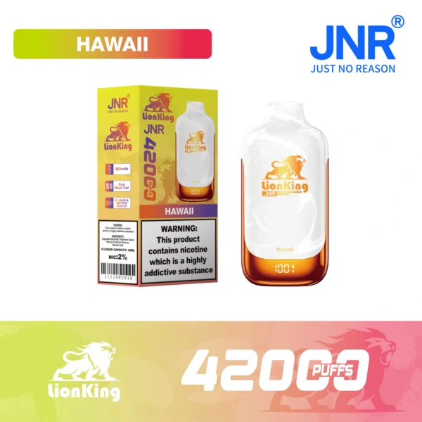JNR LionKing 42000 Puffs Monouso Vape Vendita all'Ingrosso | Comodità di Lunga Durata al 2% di Nicotina