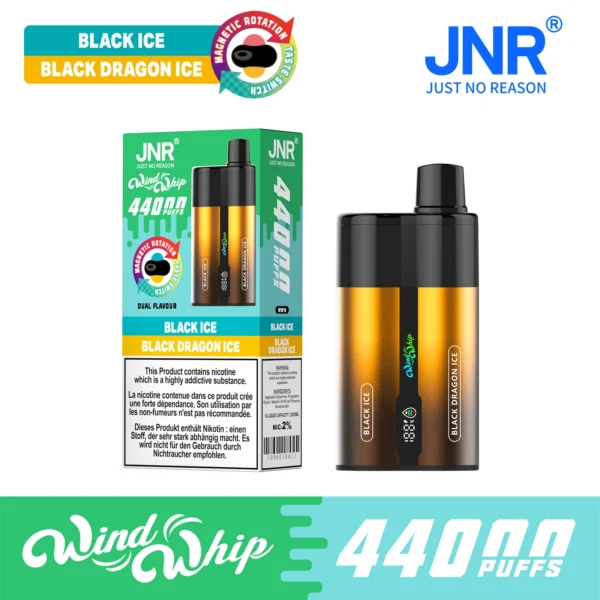 JNR WindWhip 44000 Puffs Monouso Doppio Gusto | Sfuso | Due gusti. Un solo dispositivo. Numero elevato di tiri.