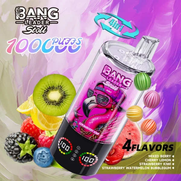 Bang Leader 100k 100000 Puffs 4in1 Multi Flavor | Four Flavours, One Device, Less Hassle - Afbeelding 2