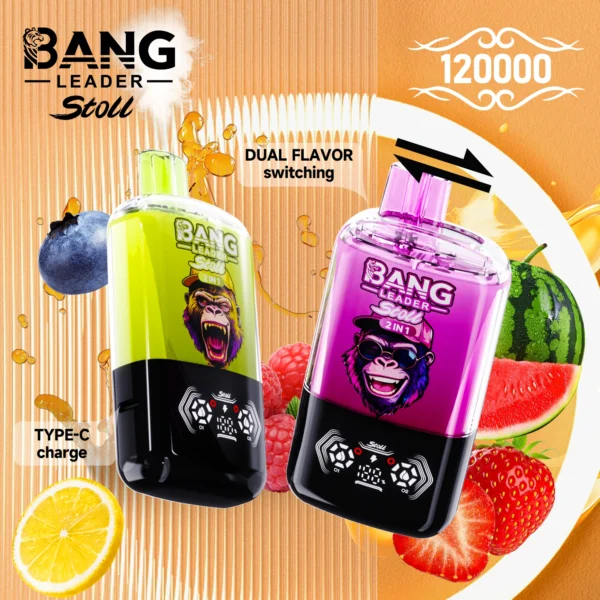 Bang Leader 120k 120000 Puffs 2in1 Flavor Vape | Two Flavours in One, Less Hassle Day-to-Day - Bild 4
