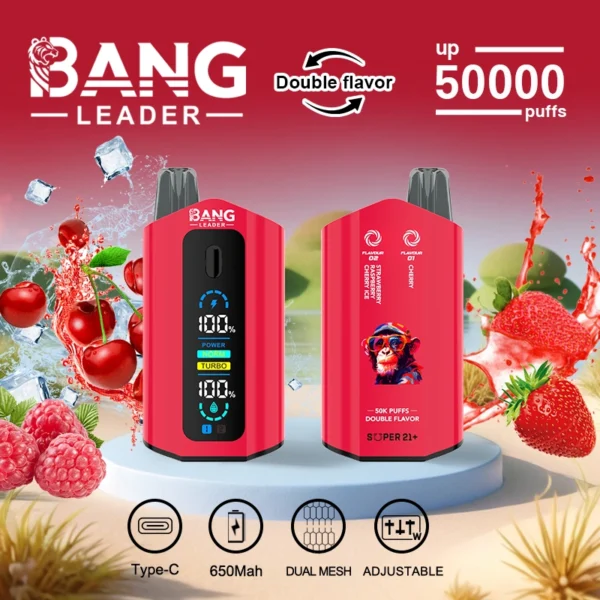 Bang Leader 50k 50000 Puffs Dual Tank Vape | Two Flavours, One Device, Less Hassle - Imagem 4