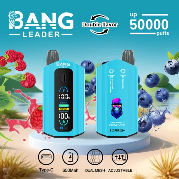 Bang Leader 50k 50000 Puffs Dual Tank Vape | Two Flavours, One Device, Less Hassle - Imagem 7