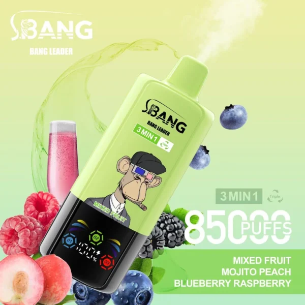 Bang Leader 85k 85000 Puffs Triple Flavor Vape | Three Flavours, One Device, Less Hassle - Image 7