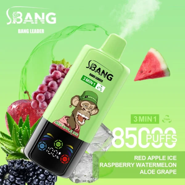 Bang Leader 85k 85000 Puffs Triple Flavor Vape | Three Flavours, One Device, Less Hassle - Image 4