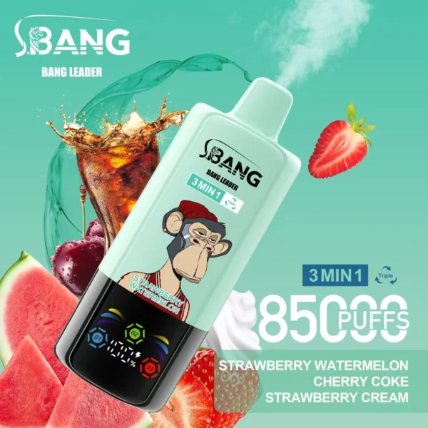 Bang Leader 85k 85000 Puffs Triple Flavor Vape | Three Flavours, One Device, Less Hassle - Image 3