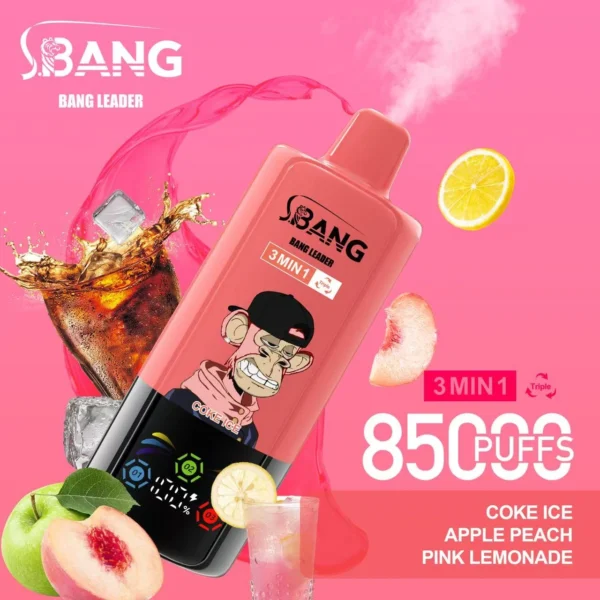 Bang Leader 85k 85000 Puffs Triple Flavor Vape | Three Flavours, One Device, Less Hassle - Image 13