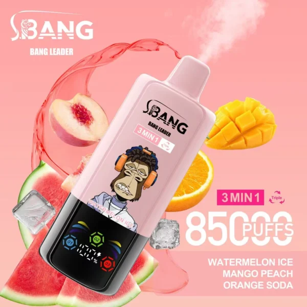 Bang Leader 85k 85000 Puffs Triple Flavor Vape | Three Flavours, One Device, Less Hassle - Image 10