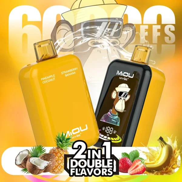 MYDE MIOU 60k 60000 Puffs Dual Flavor Vape | Two Flavours, One Easy Daily Driver - Immagine 3