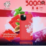 Saimeo Humo Hülle für iPhone 16 30k (30.000 Züge) Vape | Hohe Zugzahl, handliches Design