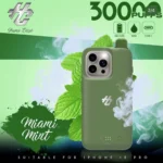 Capa Saimeo Humo para iPhone 15 Pro 30k (30.000 tragadas) | Sua capa de celular e um vape sem complicações