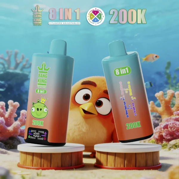 BANG King 8IN1 200K | Una sinfonia di sapori in un unico dispositivo